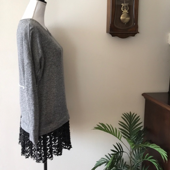 Free People Selena Rare Sweatshirt Tunic Top - Picture 4 of 7